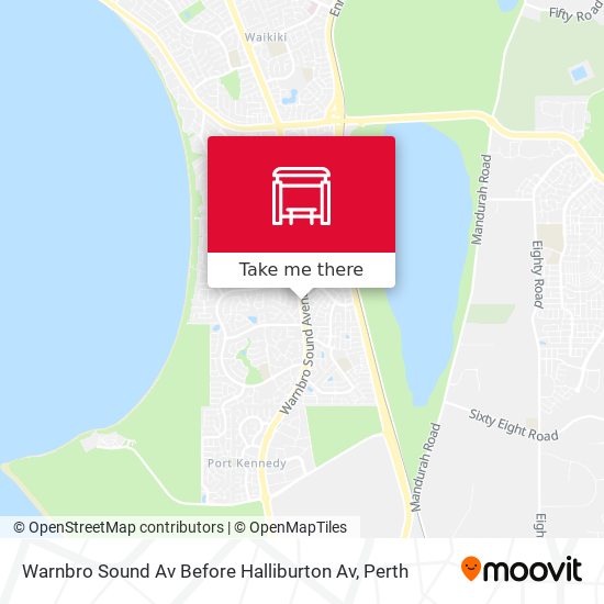 Warnbro Sound Av Before Halliburton Av map