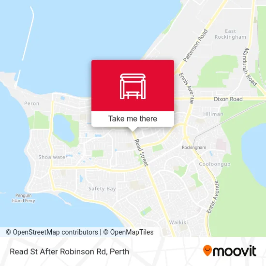 Mapa Read St After Robinson Rd