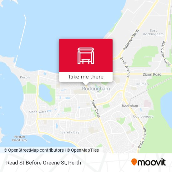 Read St Before Greene St map