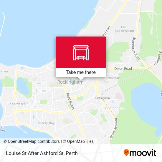 Louise St After Ashford St map