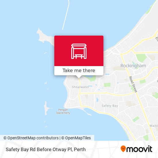 Safety Bay Rd Before Otway Pl map