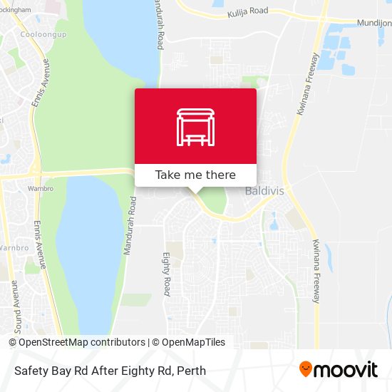 Safety Bay Rd After Eighty Rd map