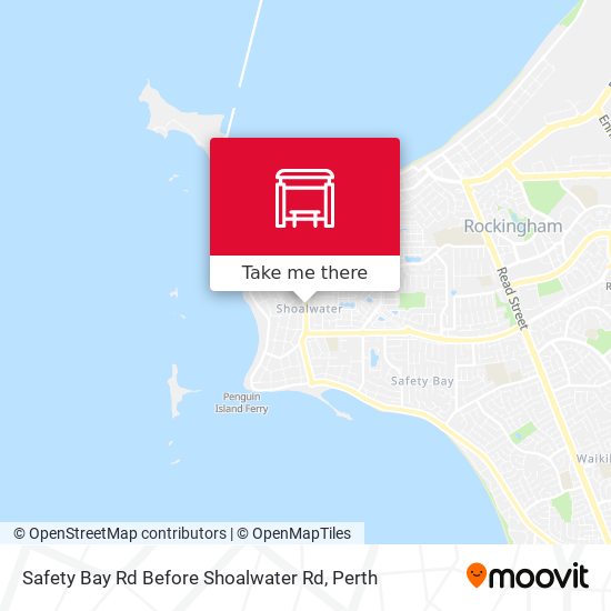 Safety Bay Rd Before Shoalwater Rd map