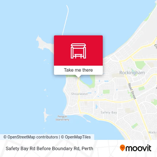 Mapa Safety Bay Rd Before Boundary Rd