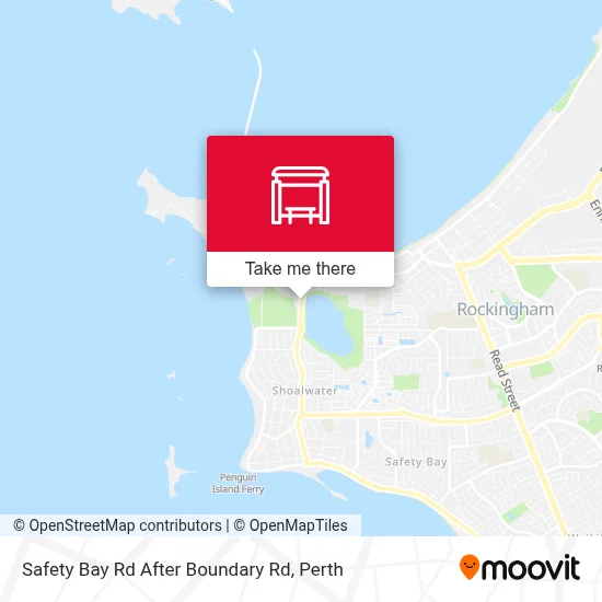 Mapa Safety Bay Rd After Boundary Rd