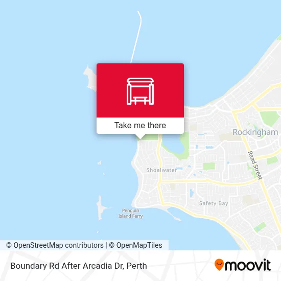 Mapa Boundary Rd After Arcadia Dr