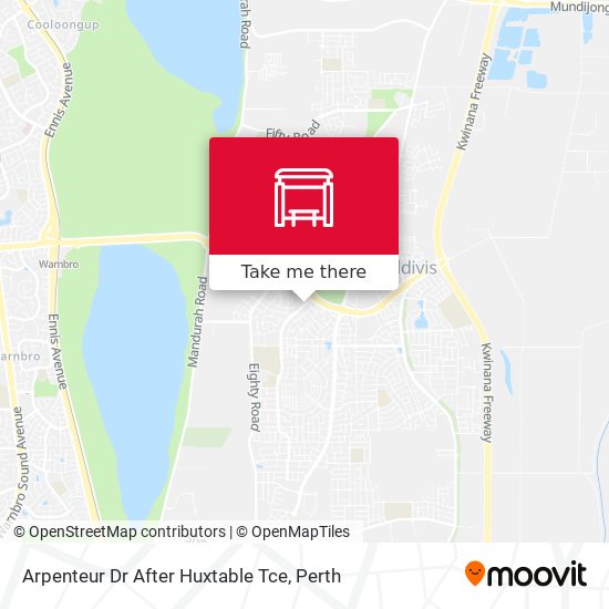 Arpenteur Dr After Huxtable Tce map