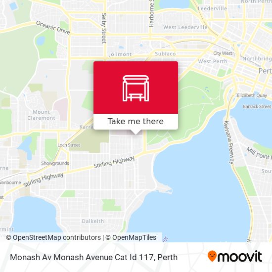 Mapa Monash Av Monash Avenue Cat Id 117