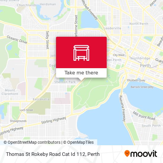 Thomas St Rokeby Road Cat Id 112 map