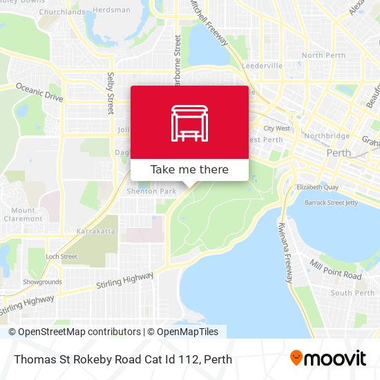 Mapa Thomas St Rokeby Road Cat Id 112