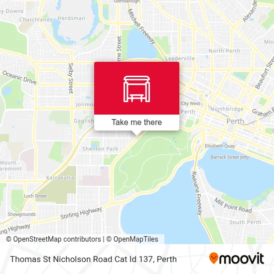 Mapa Thomas St Nicholson Road Cat Id 137