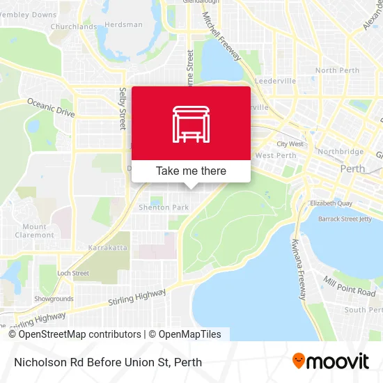 Mapa Nicholson Rd Before Union St