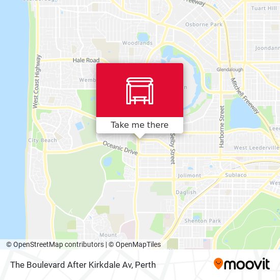 The Boulevard  After Kirkdale Av map