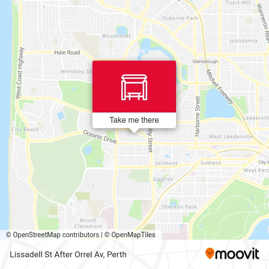 Mapa Lissadell St After Orrel Av