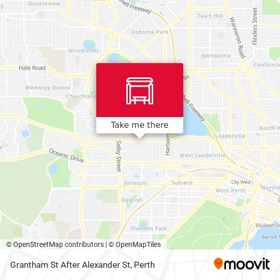 Grantham St After Alexander St map