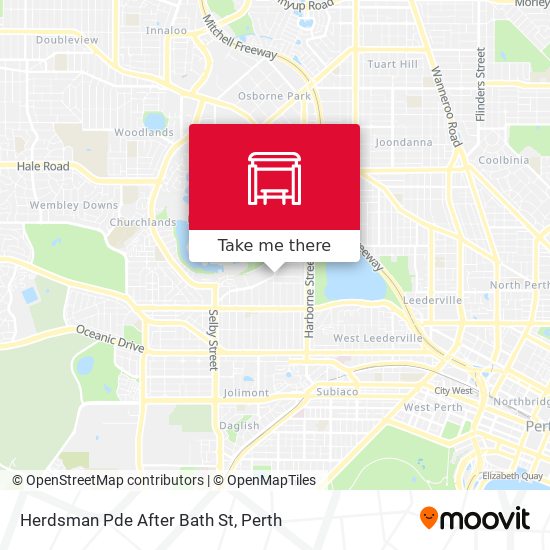 Mapa Herdsman Pde After Bath St
