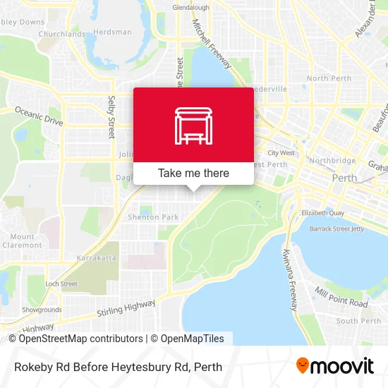 Mapa Rokeby Rd Before Heytesbury Rd