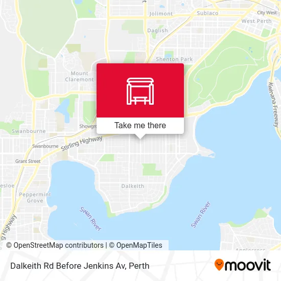 Mapa Dalkeith Rd Before Jenkins Av
