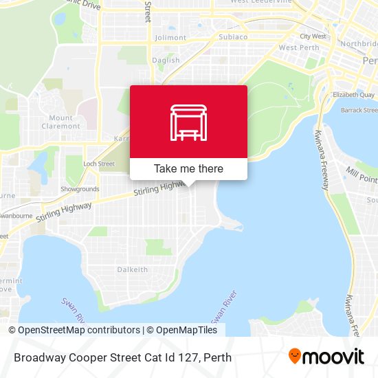 Mapa Broadway  Cooper Street Cat Id 127