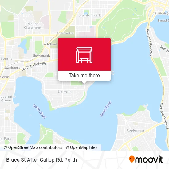 Mapa Bruce St After Gallop Rd