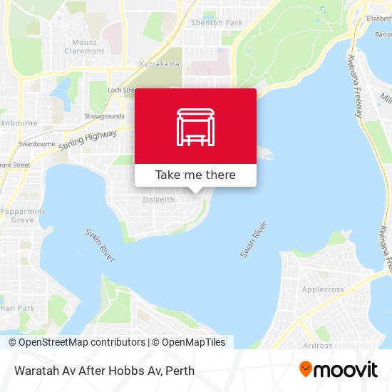 Waratah Av After Hobbs Av map