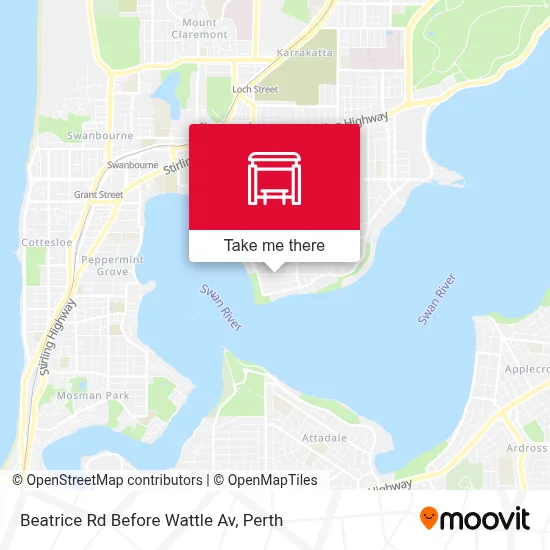 Mapa Beatrice Rd Before Wattle Av