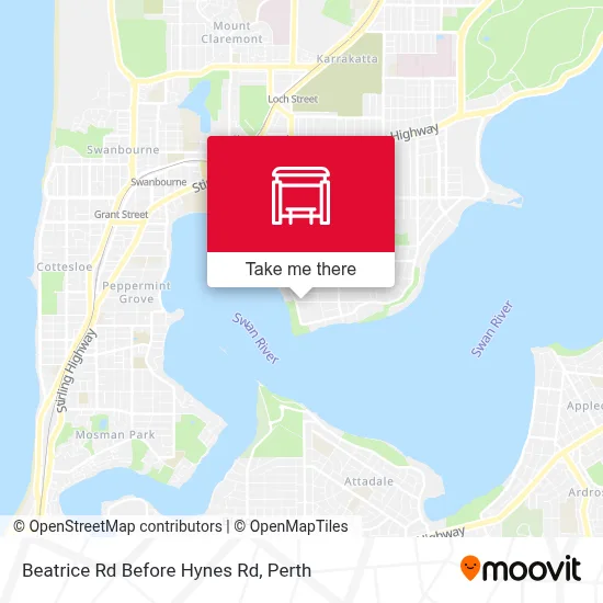 Mapa Beatrice Rd Before Hynes Rd