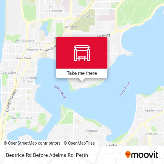 Mapa Beatrice Rd Before Adelma Rd