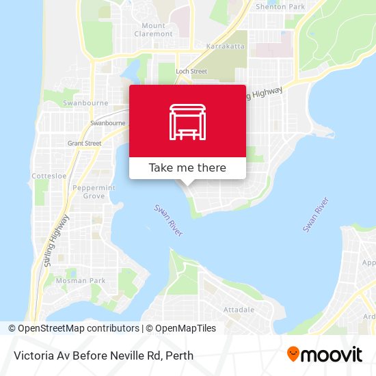 Victoria Av Before Neville Rd map