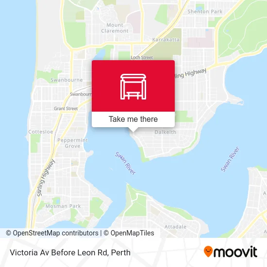 Mapa Victoria Av Before Leon Rd