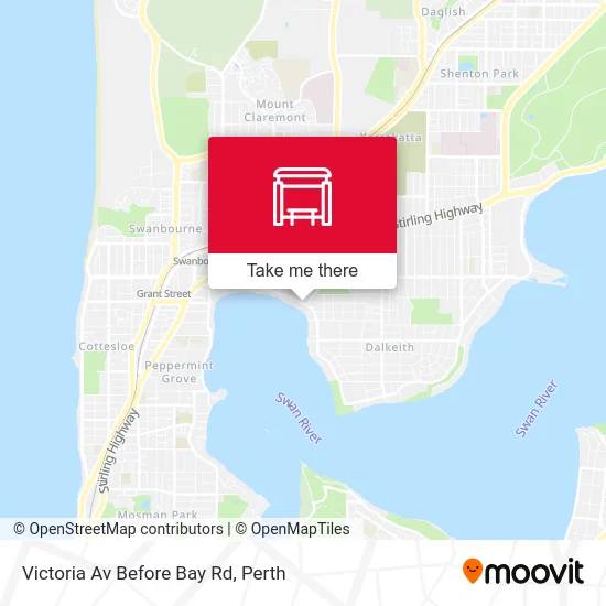 Mapa Victoria Av Before Bay Rd