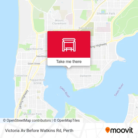 Mapa Victoria Av Before Watkins Rd