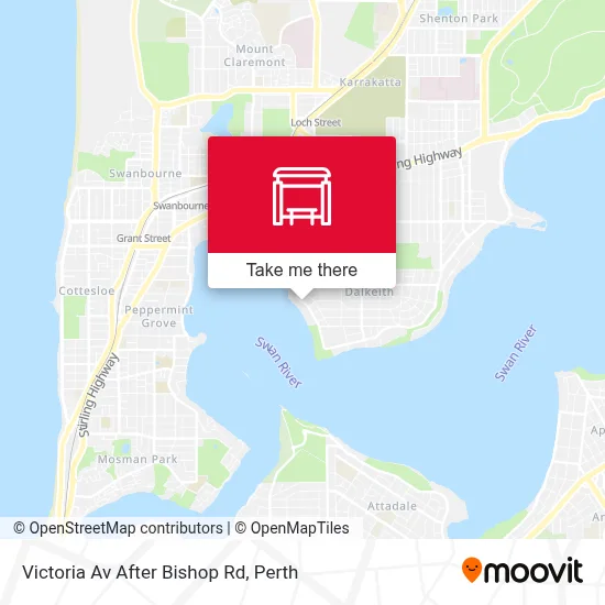 Mapa Victoria Av After Bishop Rd