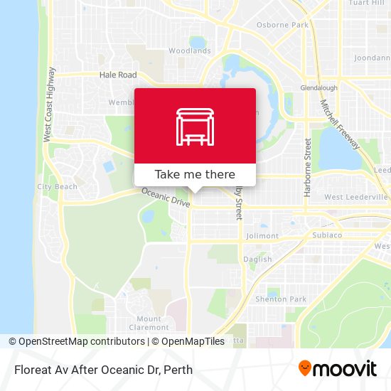 Floreat Av After Oceanic Dr map