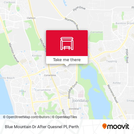Blue Mountain Dr After Quesnel Pl map