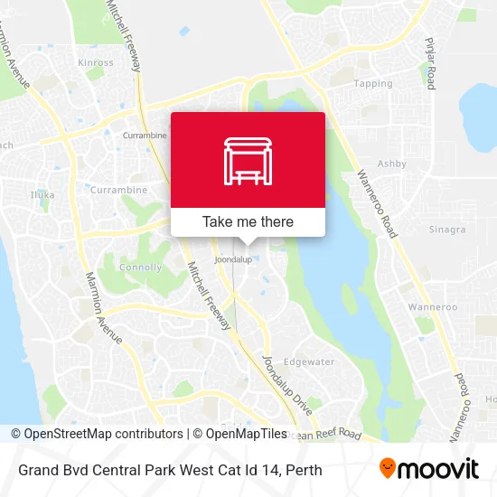 Grand Bvd Central Park West Cat Id 14 map