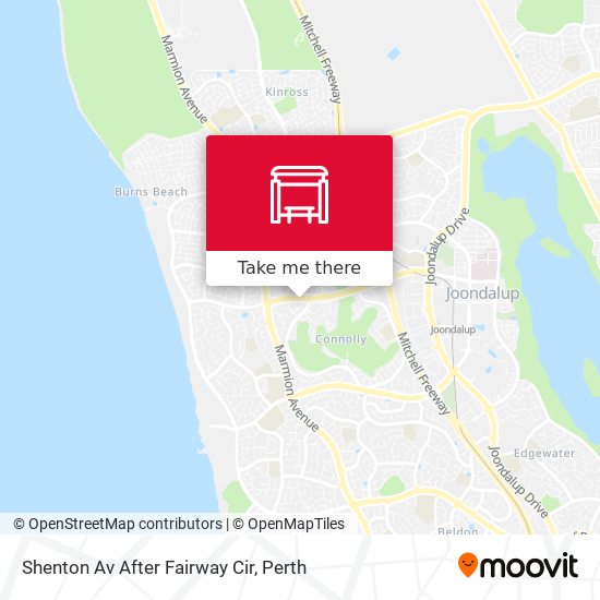 Shenton Av After Fairway Cir map