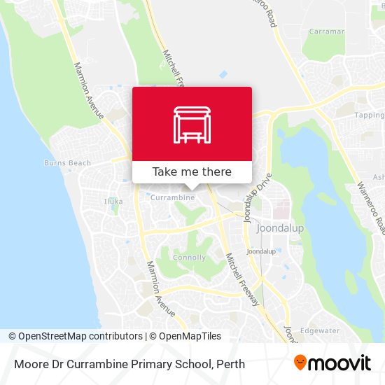 Mapa Moore Dr Currambine Primary School