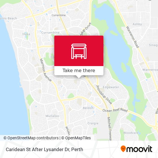 Caridean St After Lysander Dr map