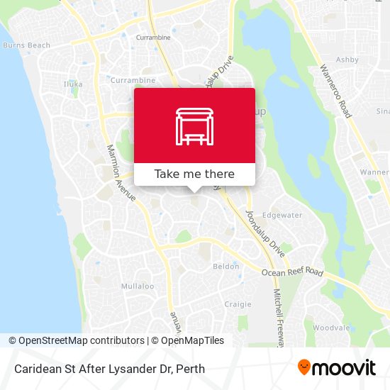 Caridean St After Lysander Dr map