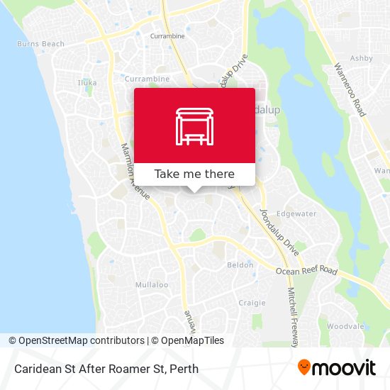 Caridean St After Roamer St map