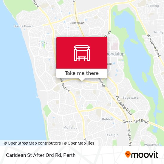 Caridean St After Ord Rd map
