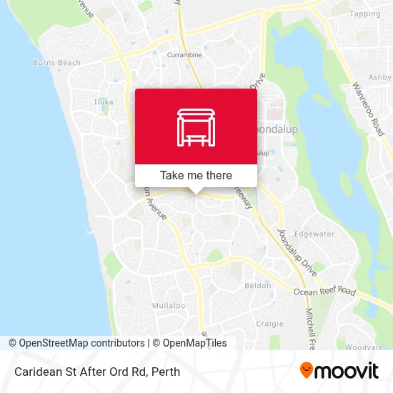 Mapa Caridean St After Ord Rd