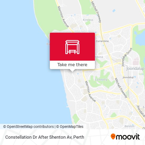 Constellation Dr After Shenton Av map