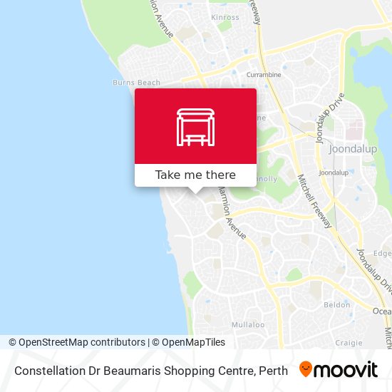 Constellation Dr Beaumaris Shopping Centre map