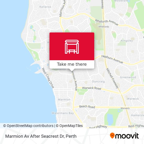 Marmion Av After Seacrest Dr map
