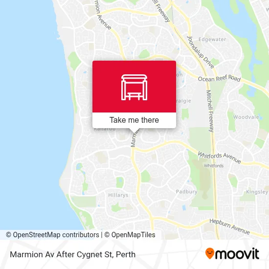 Mapa Marmion Av After Cygnet St