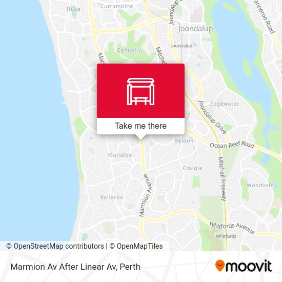 Mapa Marmion Av After Linear Av