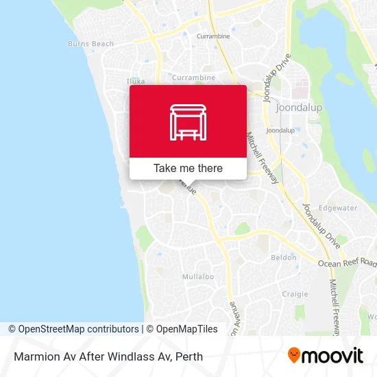 Mapa Marmion Av After Windlass Av