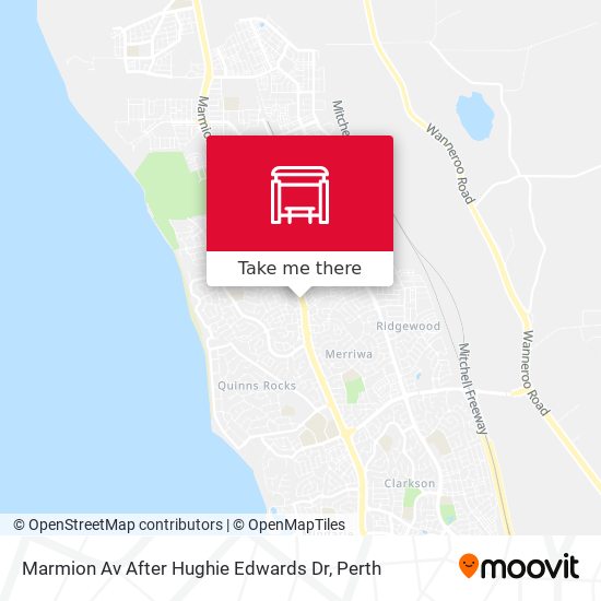 Marmion Av After Hughie Edwards Dr map